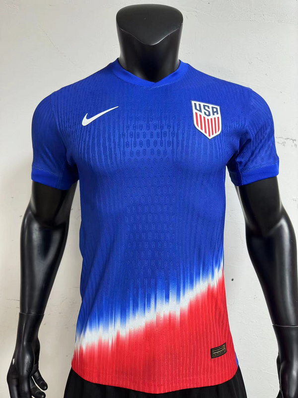 AAA Quality USA 2024 Away Blue Leaked Soccer Jersey(Player)